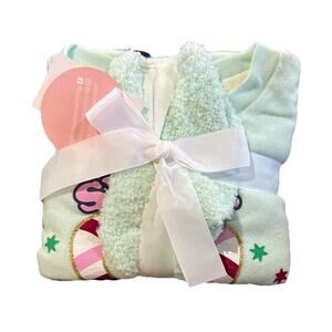Pajamas 3 Piece Set Girls Size 4T Christmas